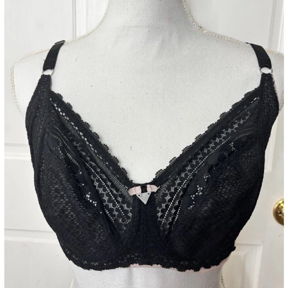 Freya Daisy Lace Black Bra Non Padded Underwire AA5131 Sze 32 I